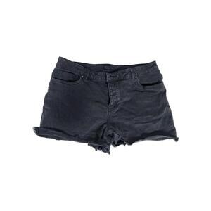 Prana Womens Black Denim Shorts Size 14